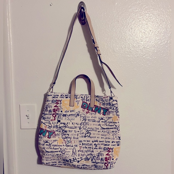 Dkny Handbags - Super cute shoulder tote, used once, mint condition!